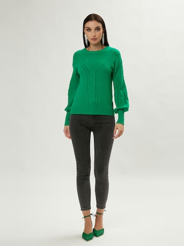 Influencer Sweater in Green