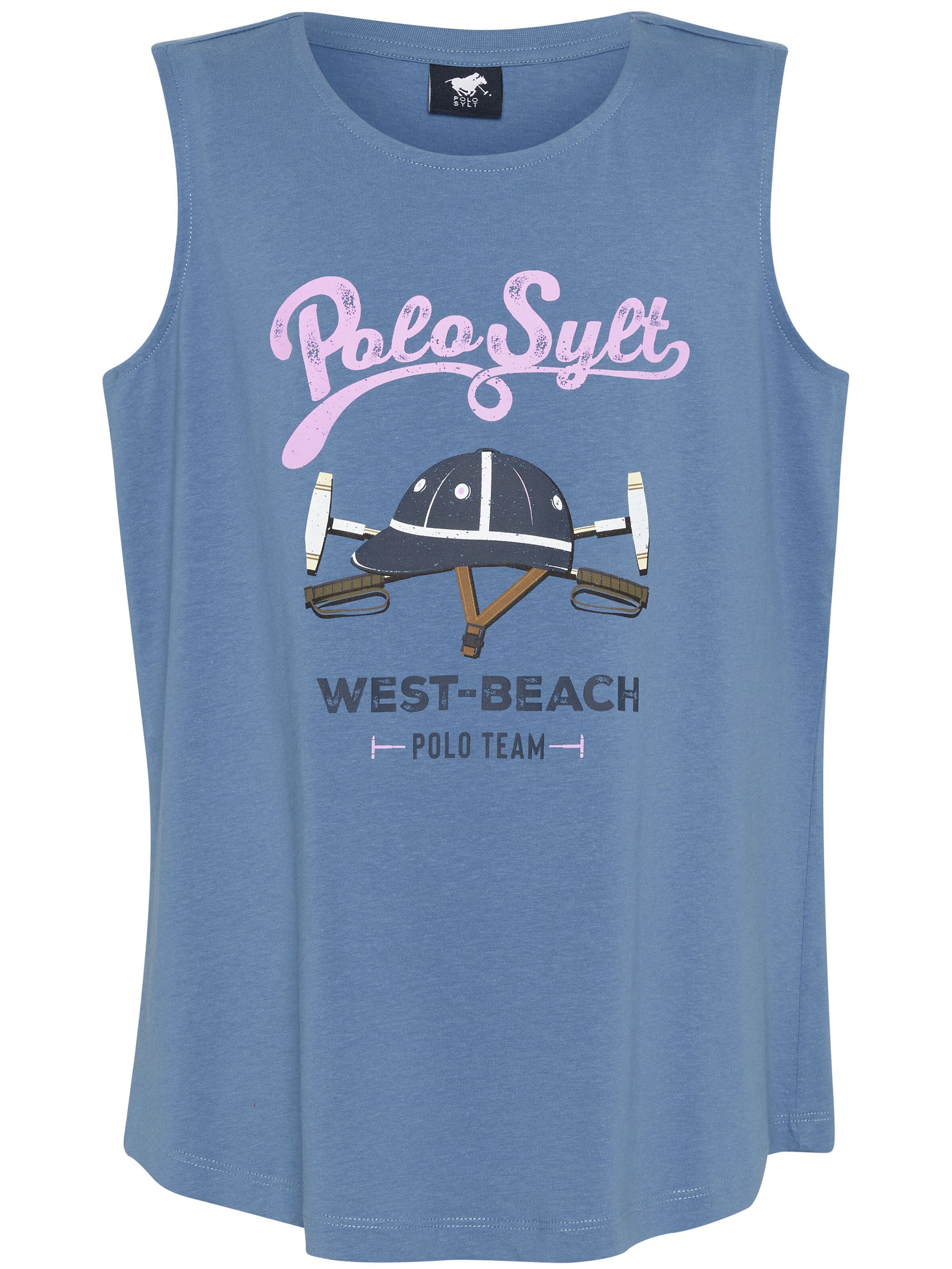 Polo Sylt Top in Blue: front