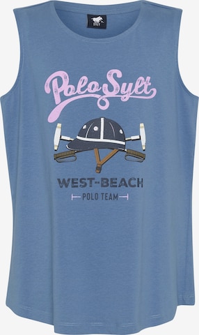 Polo Sylt Top in Blau: Vorderseite