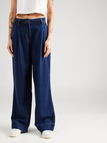 WHITE STUFF Regular Bandplooi jeans 'Kerry' in Blauw: voorkant