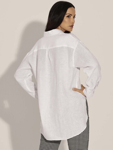 Chemisier MADELEINE en blanc