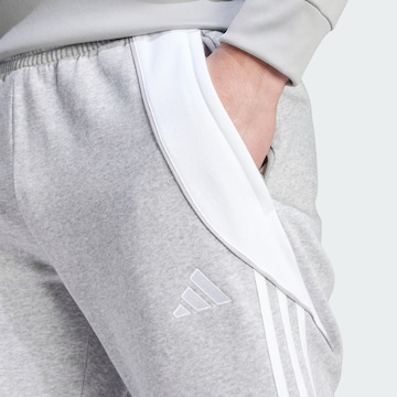 Effilé Pantalon de sport 'Tiro 24' ADIDAS PERFORMANCE en gris