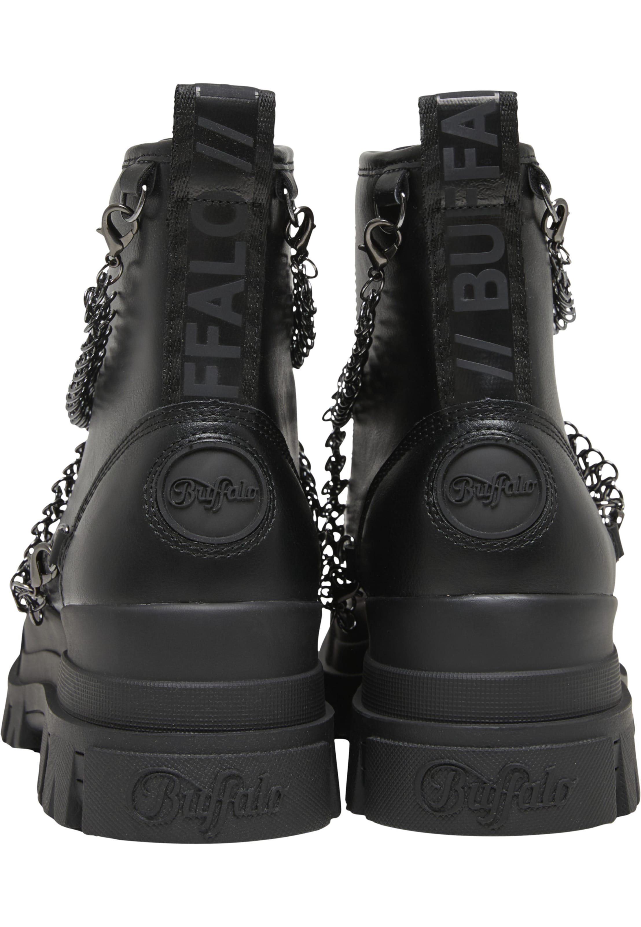 BUFFALO Lace-up bootie 'Asha' in Black