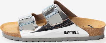 Mule 'Atlas' Bayton en argent : devant