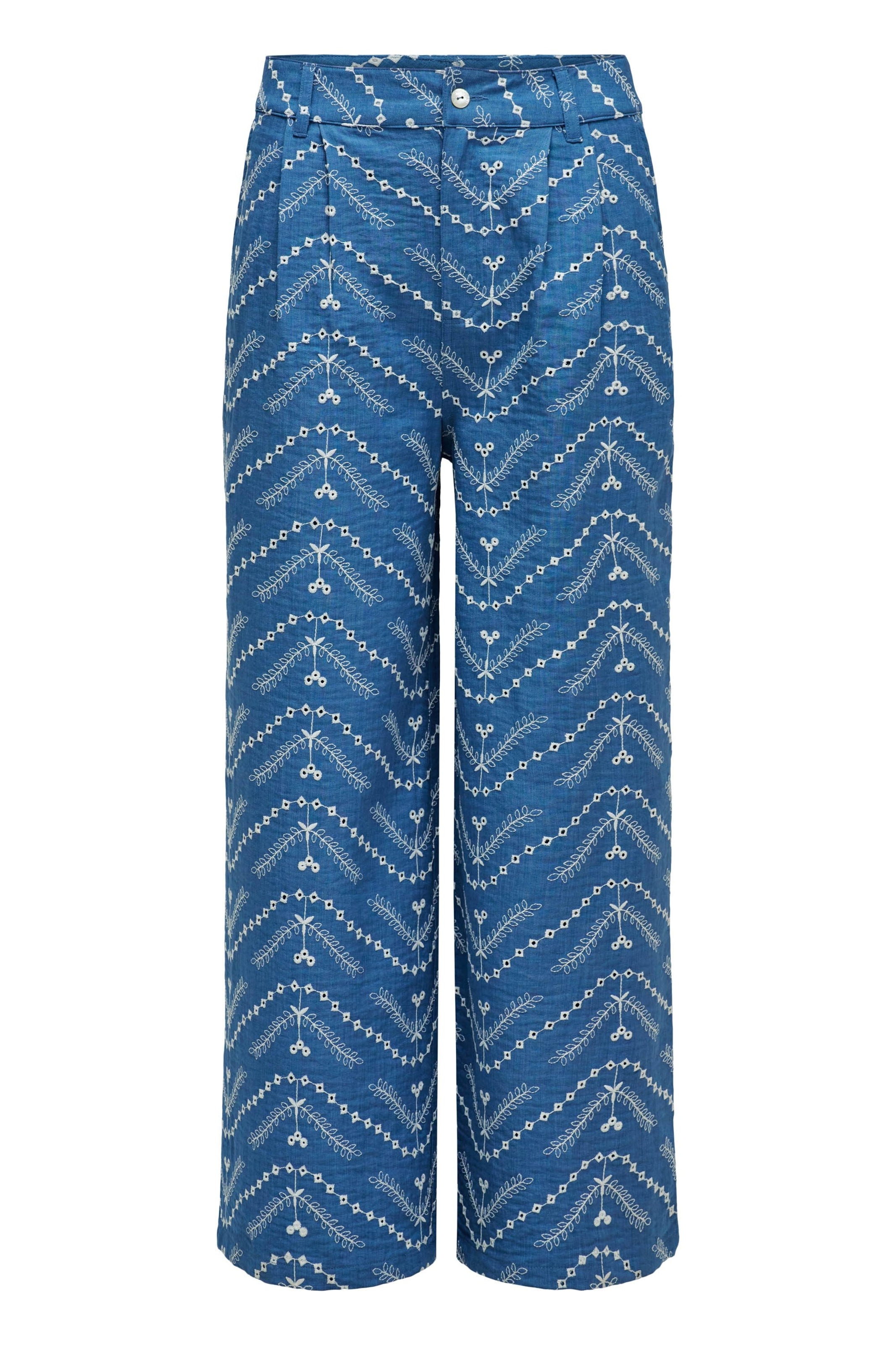 Salsa Jeans Regular Chino in Blauw: voorkant