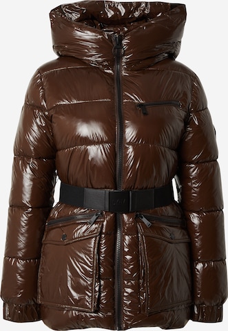 DKNY Performance Athletic Jacket in Brown: front