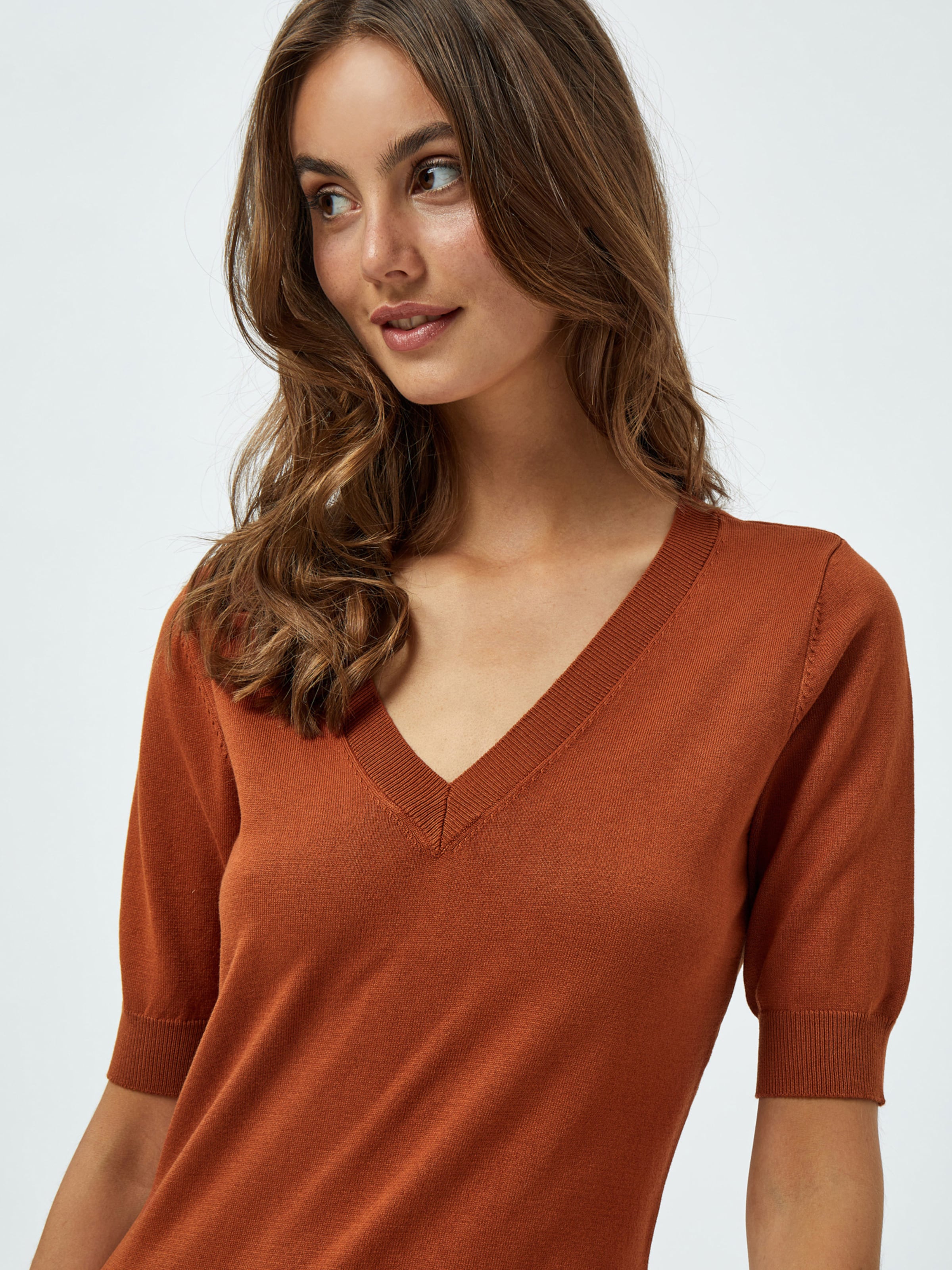 Abito in maglia 'Milla' di minus in arancione