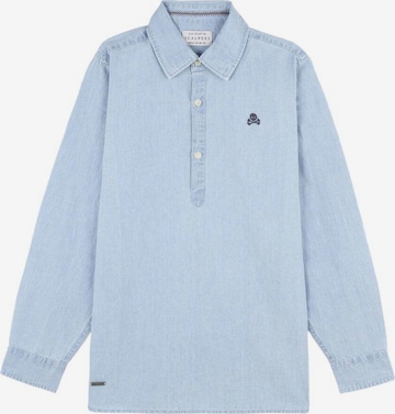 Scalpers Regular fit Overhemd 'Polera' in Blauw: voorkant