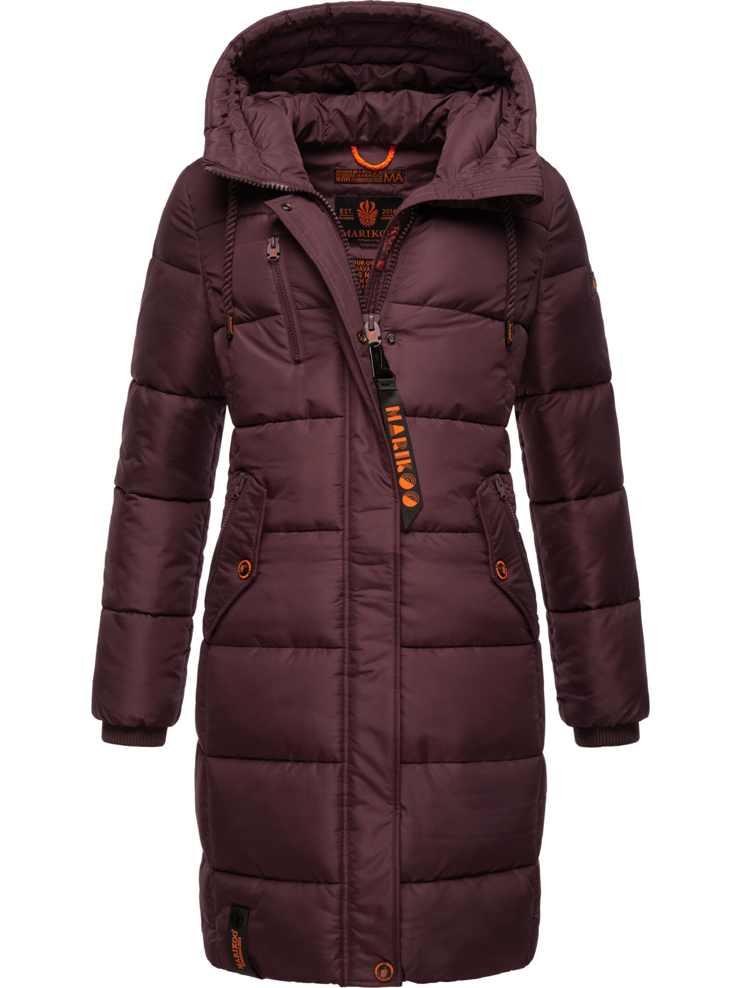 MARIKOO Vinterfrakke 'Yuikoo' i rød