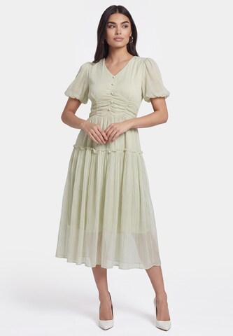 faina Jurk in Groen