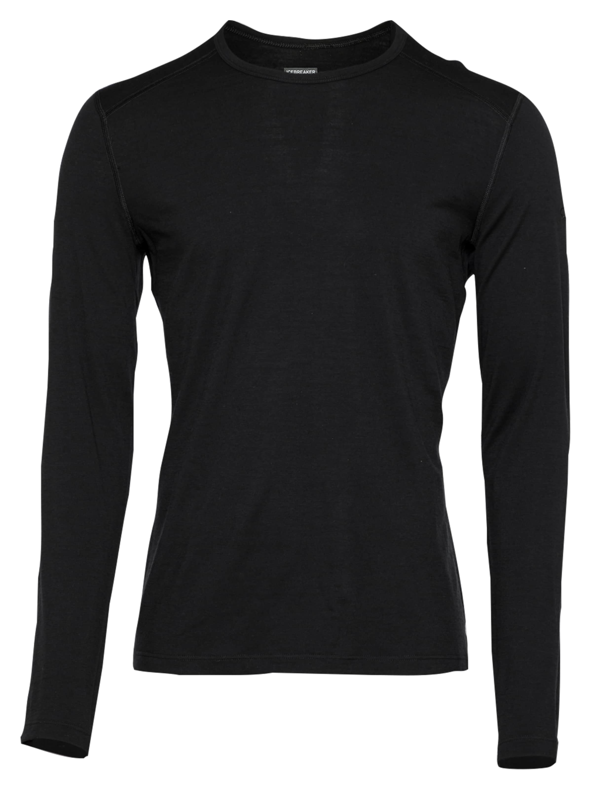 Tricou funcțional '200 Oasis' ICEBREAKER pe negru, Vizualizare produs