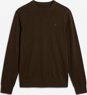 Calvin Klein Regular Pullover in Braun: Vorderseite