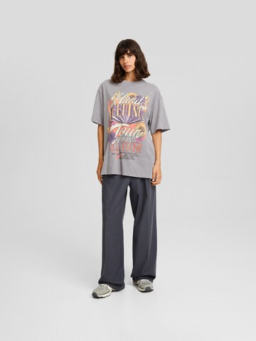 T-shirt Bershka en gris