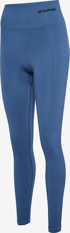 Hummel Skinny Sporthose 'Tif' in Blau