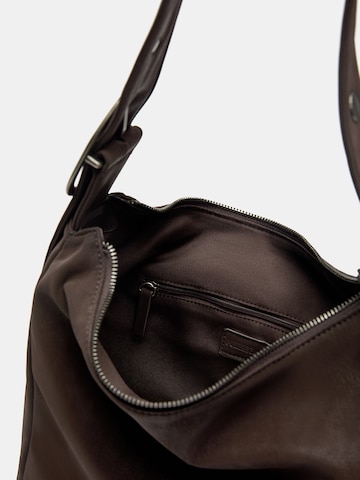 Pull&Bear Taška přes rameno – hnědá