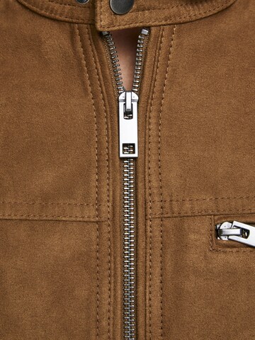 JACK & JONES Regular Fit Jacke 'Rocky' in Braun