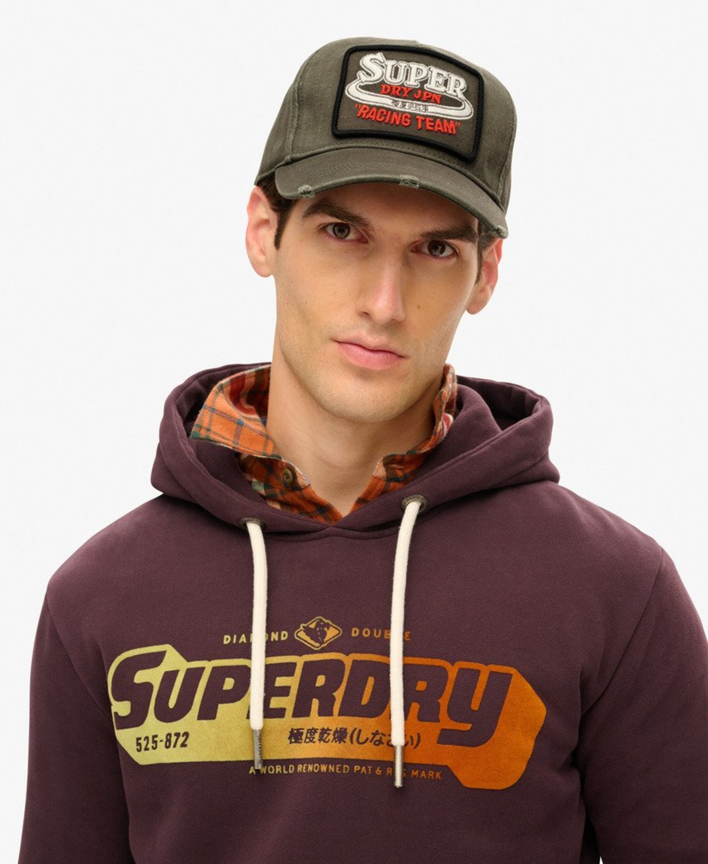 Casquette Superdry en noir : devant