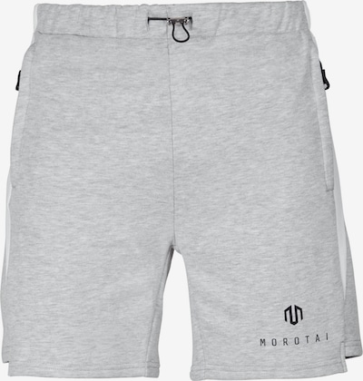 Pantaloni sport MOROTAI pe gri deschis / negru / alb, Vizualizare produs