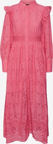 VERO MODA Shirt Dress 'ISABEL' in Pink: front