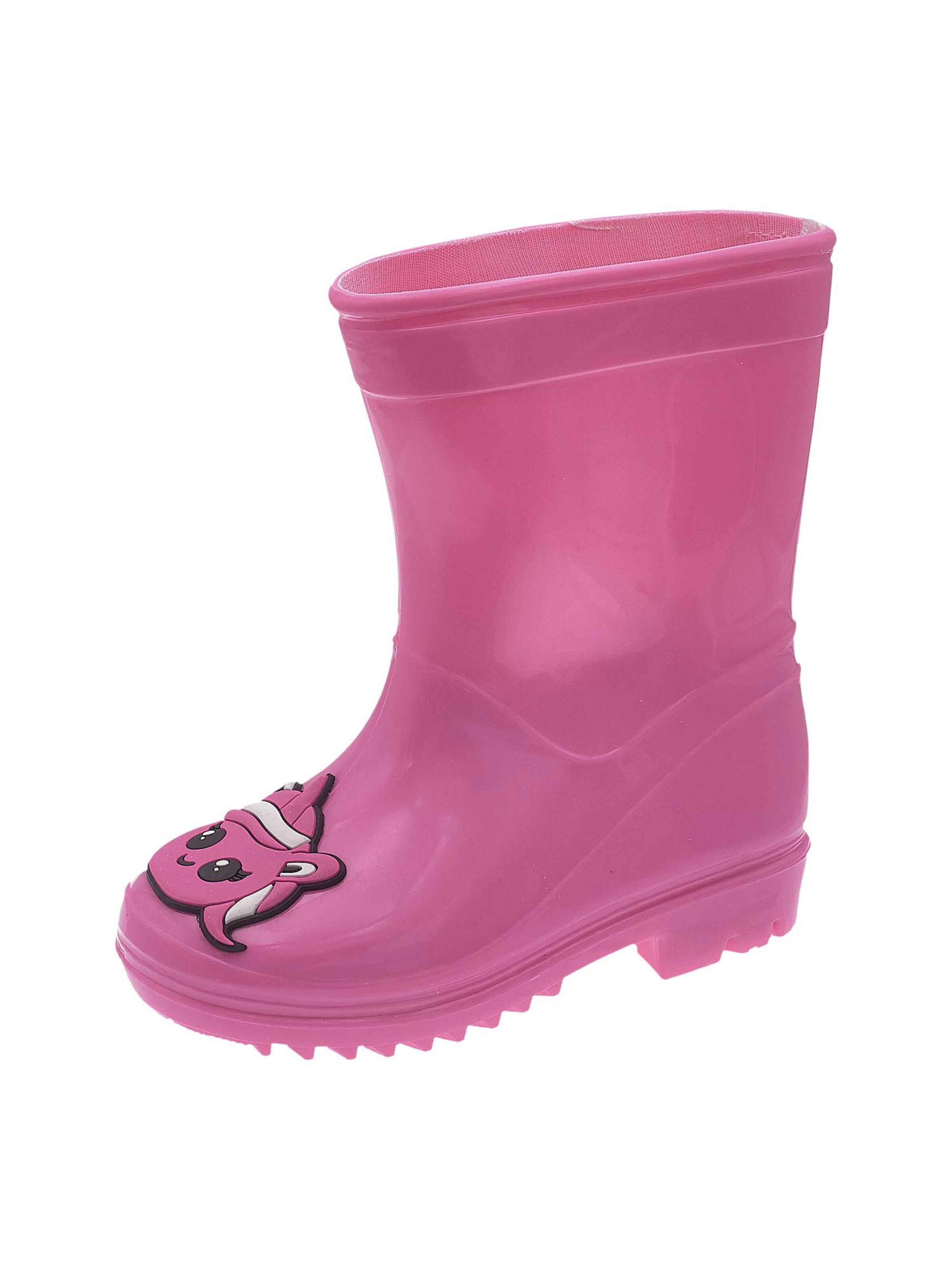 Chicco Gumové holínky 'Wolf' – pink: přední strana