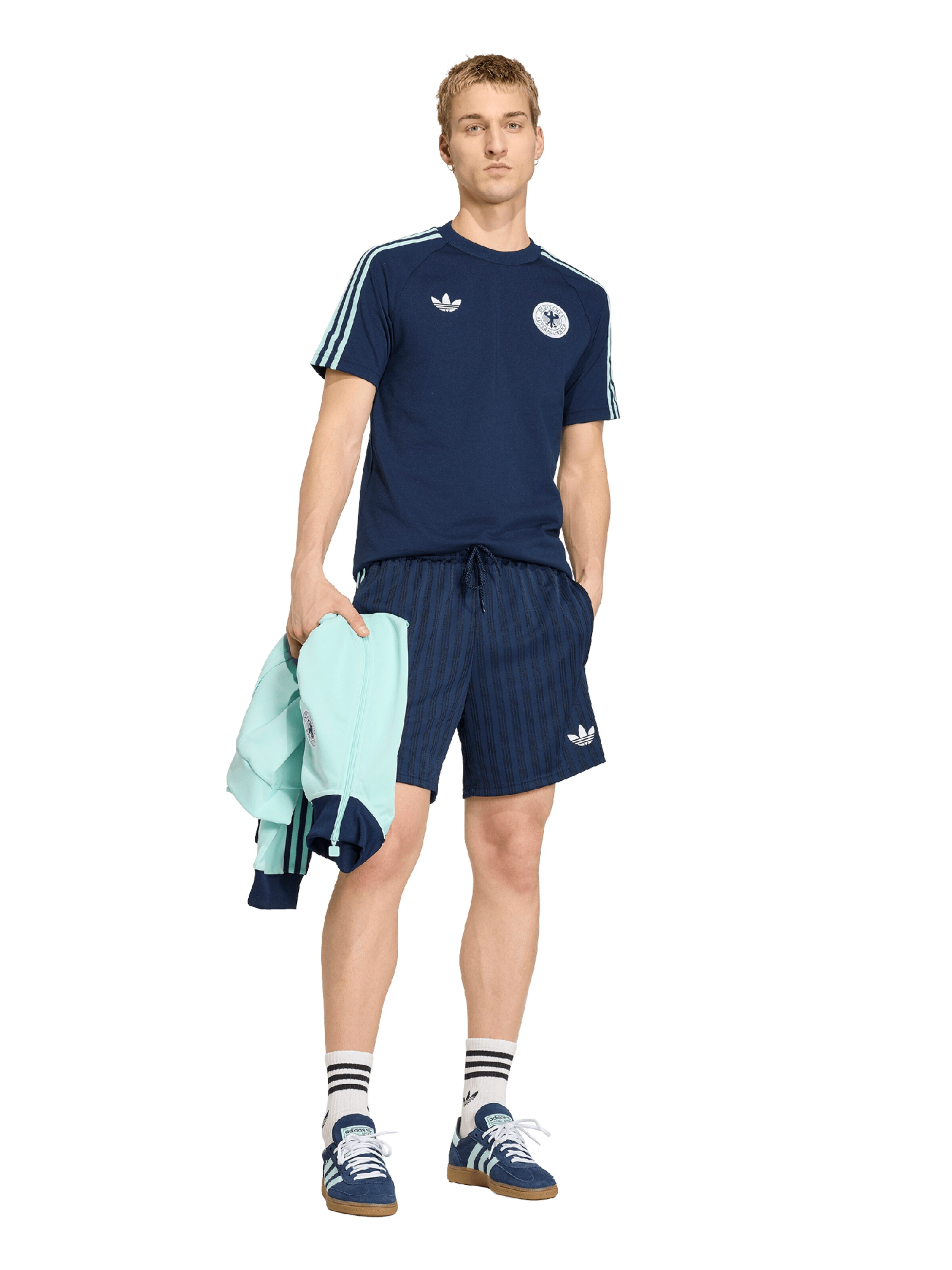 ADIDAS PERFORMANCE Loosefit Sportshorts 'DFB' in Blau