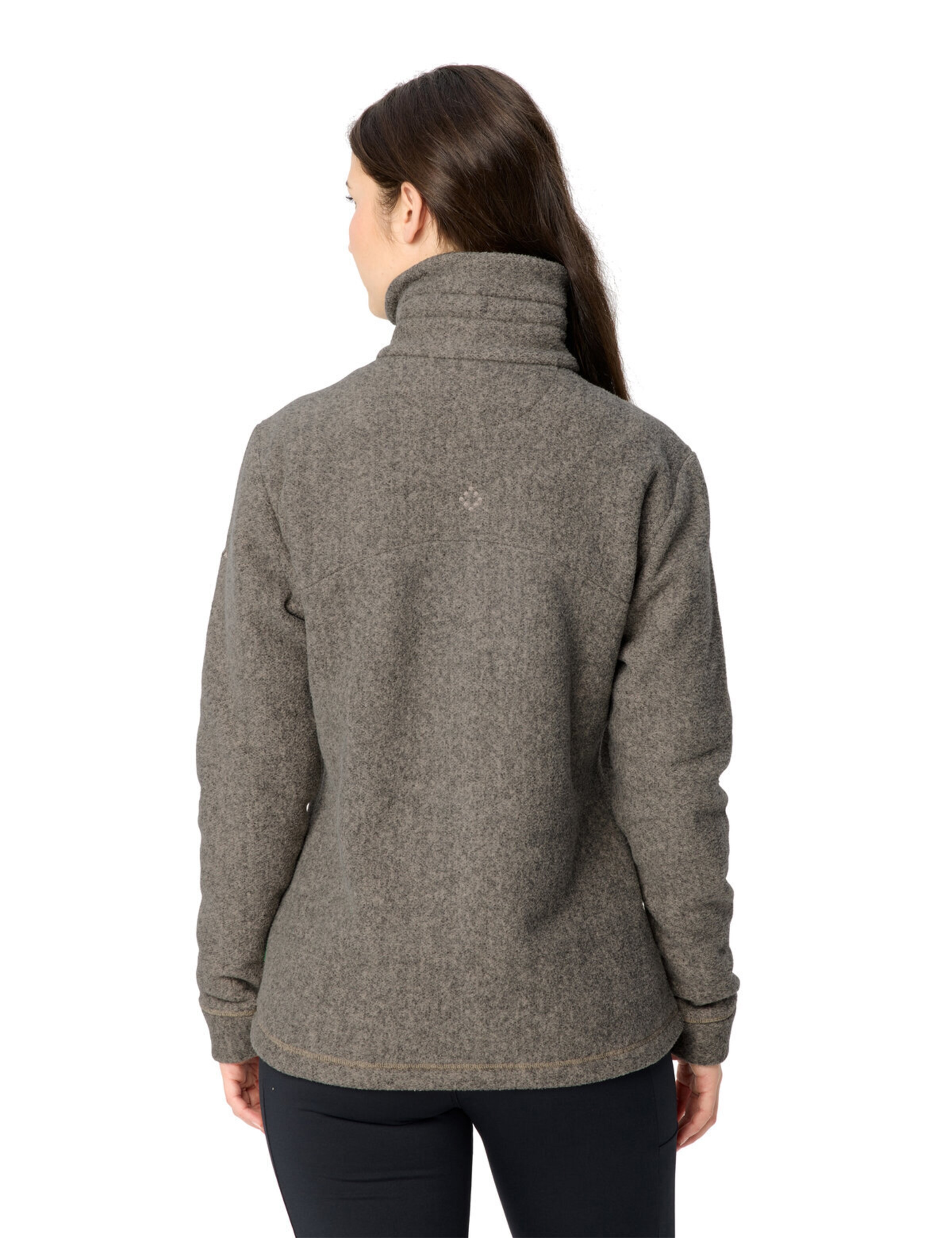 VAUDE Athletic fleece jacket 'Skomer' in Beige