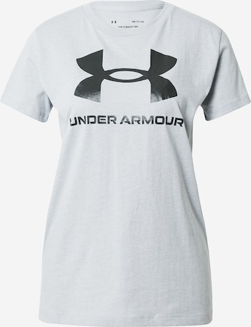 UNDER ARMOUR Toiminnallinen paita värissä harmaa: edessä