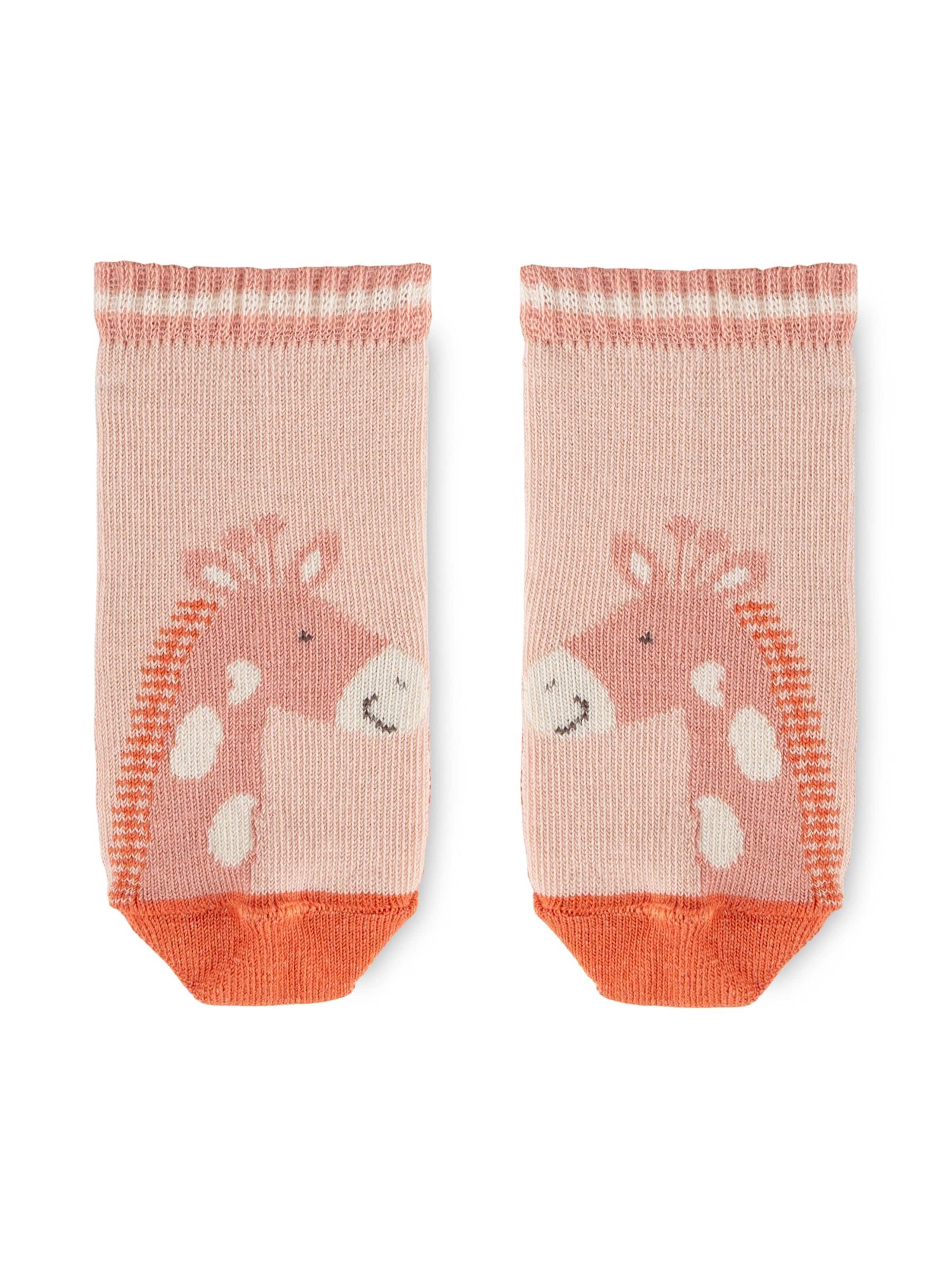 SIGIKID Socks 'Sockenset 3er Savanne' in Pink