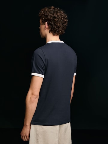 Bershka Majica | modra barva