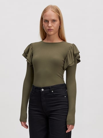 Tricou 'Elvira' de la EDITED pe verde: față