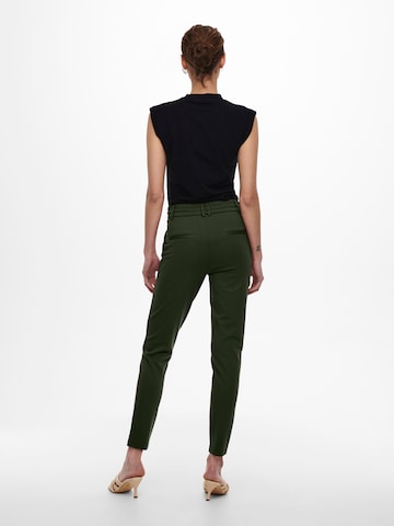 Only Tall Tapered Pleat-front trousers 'ONLPOPTRASH' in Green