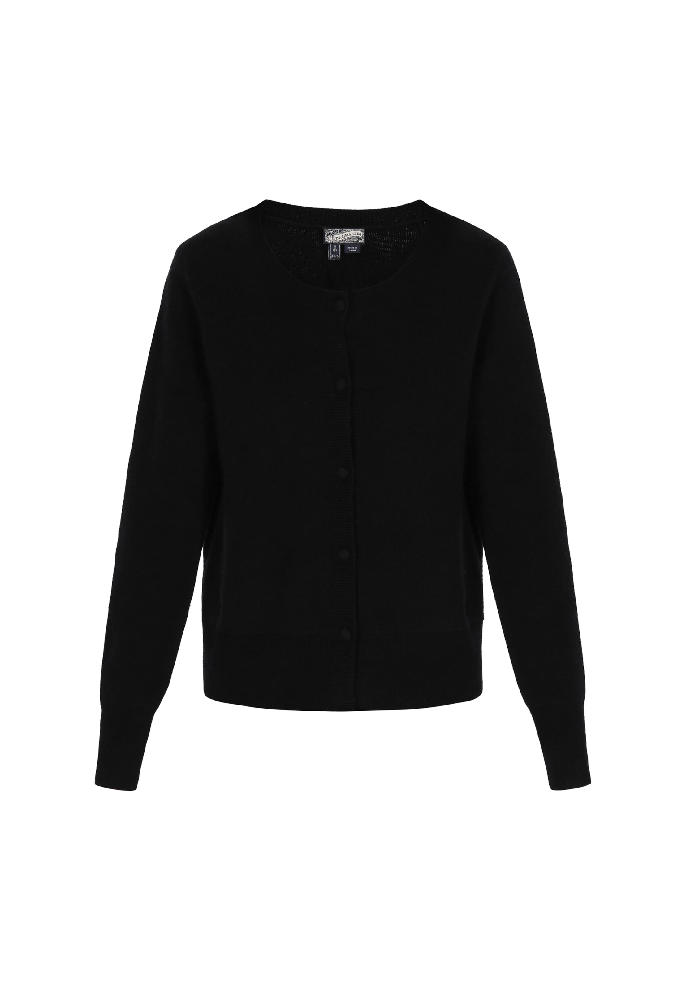 DreiMaster Vintage Вязаная кофта в Черный: спереди