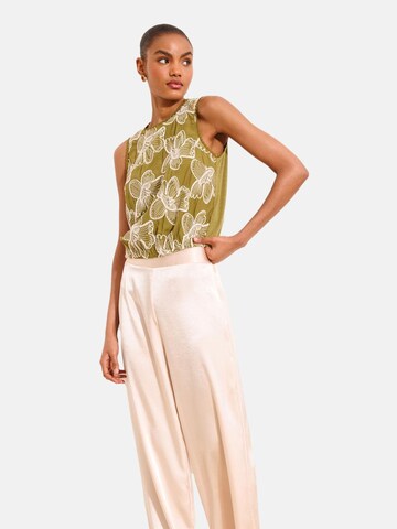 Lipsy Blusentop in Grün: Vorderseite