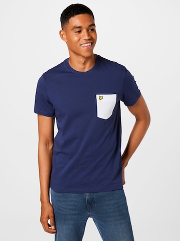 T-Shirt Lyle & Scott en bleu : devant