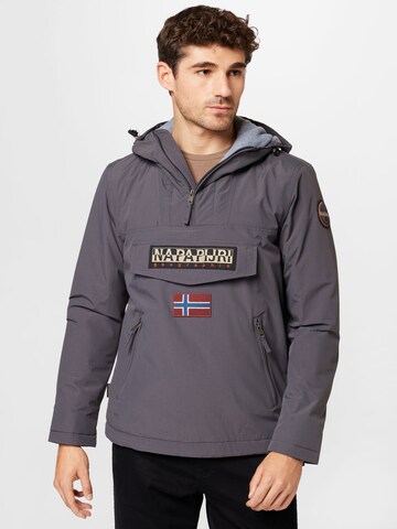 Aan het liegen Instrument Immuniteit NAPAPIJRI Between-Season Jacket 'Rainforest' in Dark Grey | ABOUT YOU