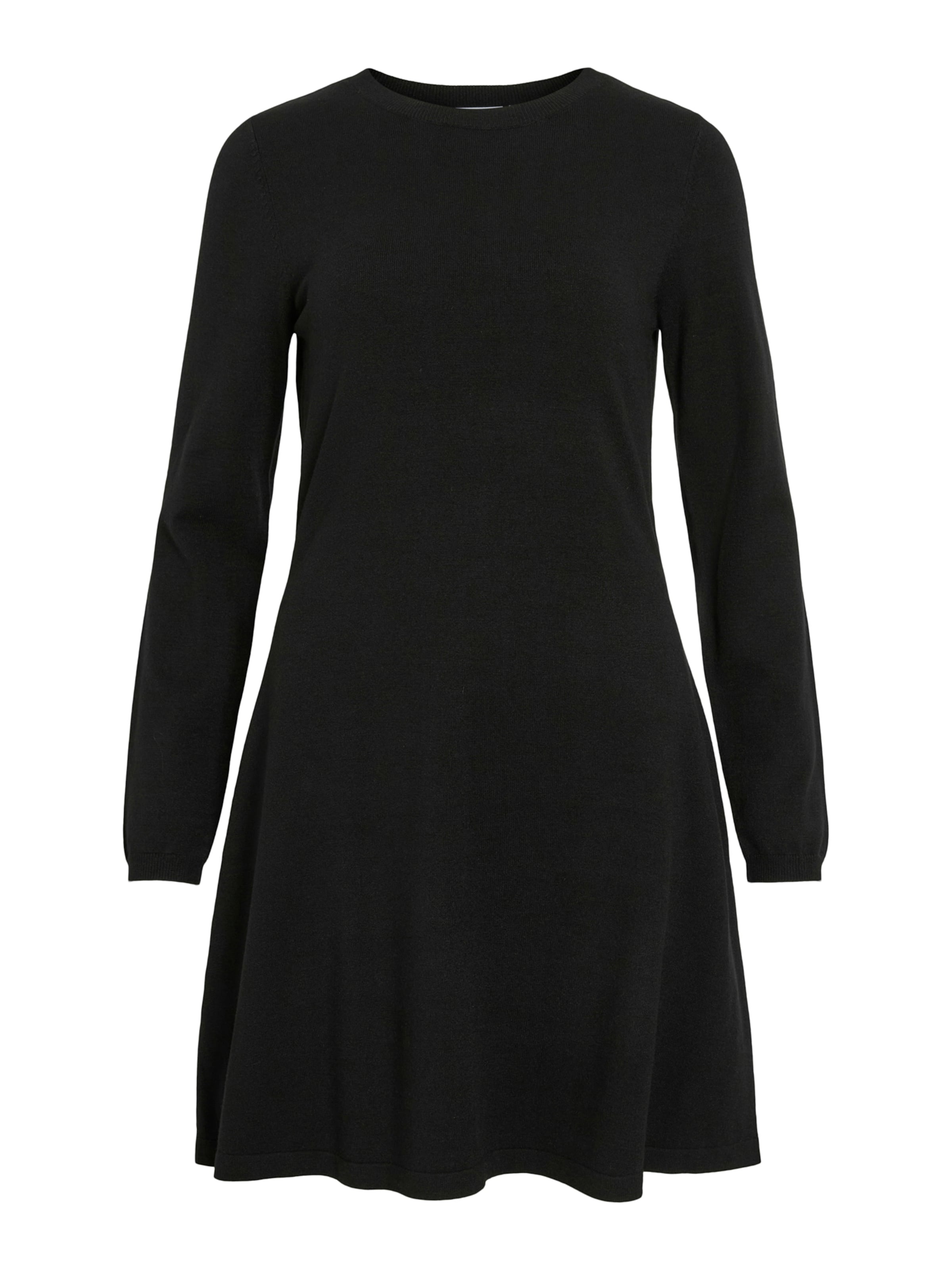 VILA Трикотажное платье 'VICOMFY' в Черный: спереди