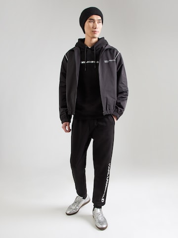 Karl Lagerfeld Bluzka sportowa w kolorze czarny