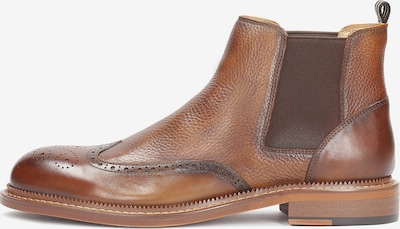 Kazar Chelsea Boots in cognac / dunkelbraun, Produktansicht