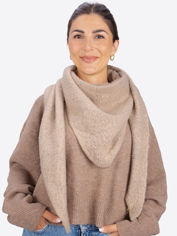Seasons of April Schal in Beige: Vorderseite