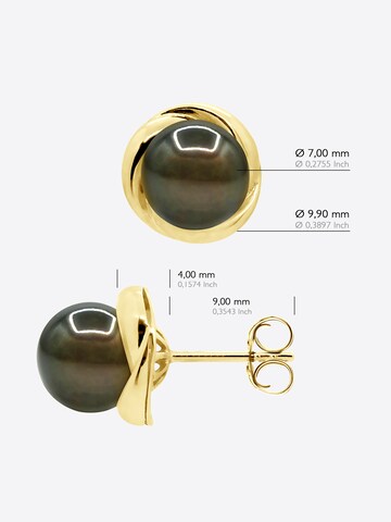 Boucles d'oreilles 'MAGAYA' Ateliers Saint Germain en jaune