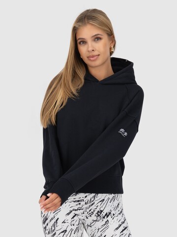 Alife and Kickin Sweatshirt 'JessyAK' in Zwart: voorkant