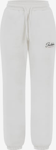 Smilodox Broek in Wit: voorkant