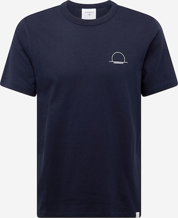 T-Shirt NOWADAYS en bleu : devant