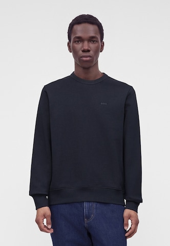 BOSS Sweatshirt 'H-Sharpe 15' in Blau: Vorderseite