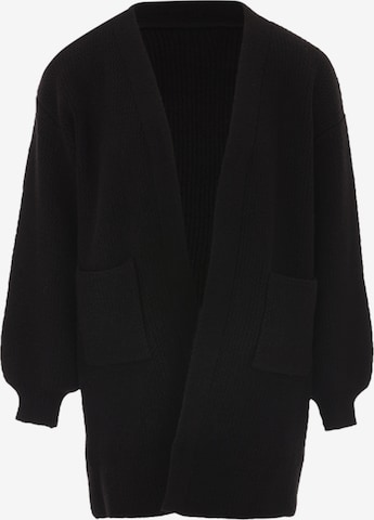 CAILYN Knit Cardigan in Black: front