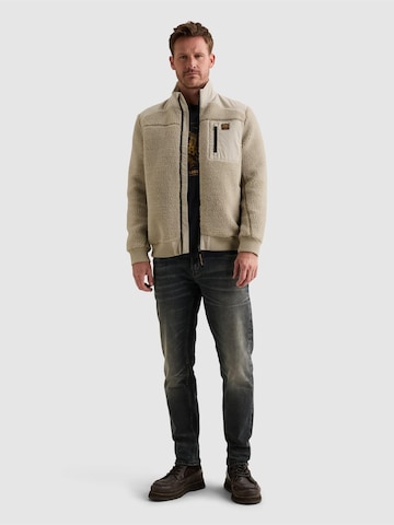 PME Legend Übergangsjacke 'Sherpa hybrid jacket with zipper closure'‌‌‌‌‌ in Grau