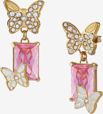 GUESS Earrings in Pink: front