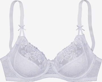 NUANCE T-shirt Bra in White: front