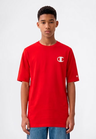 Maglietta di Champion in rosso: frontale
