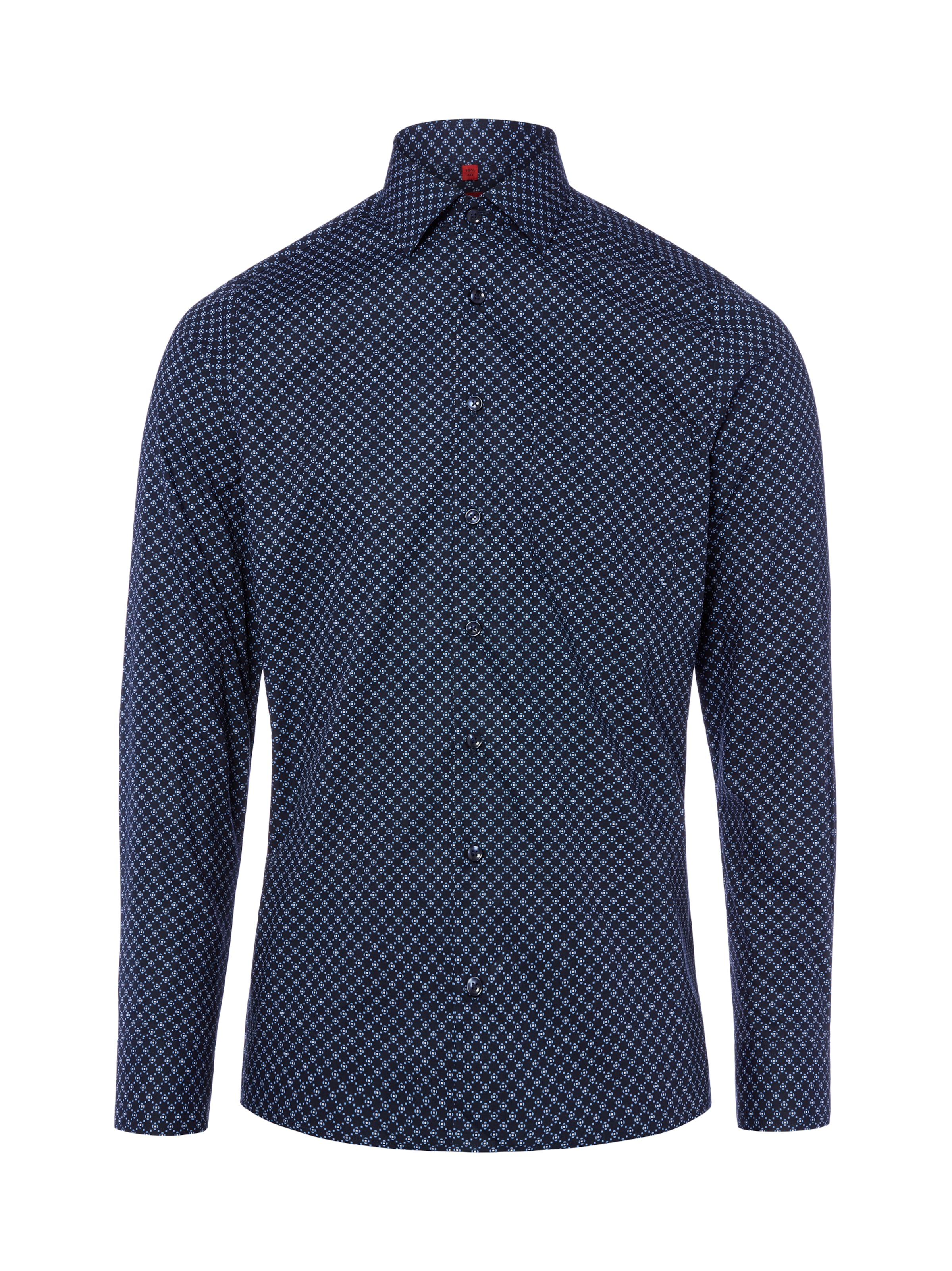 Finshley & Harding Zakelijk overhemd in Blauw: voorkant